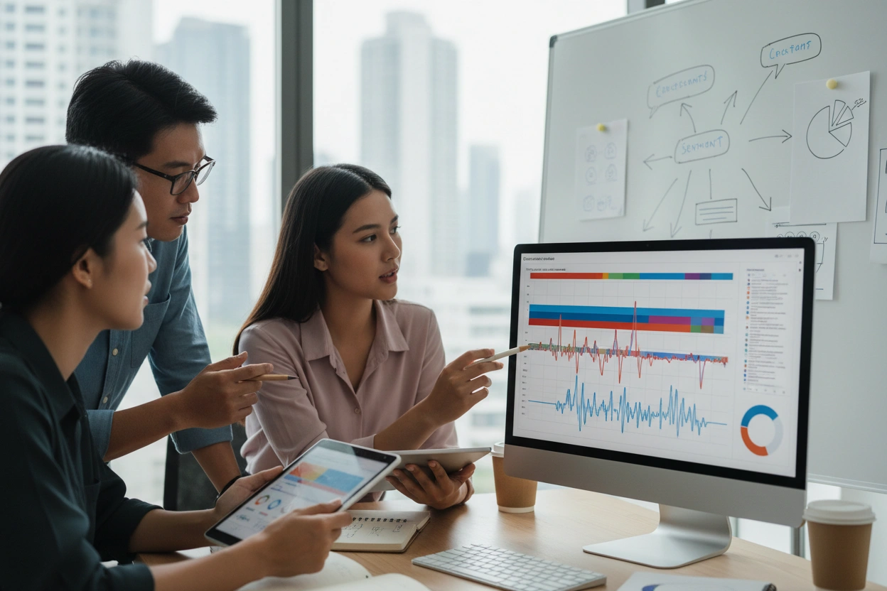 Professional image illustrating Understanding Sales Call Transcripts Marketing