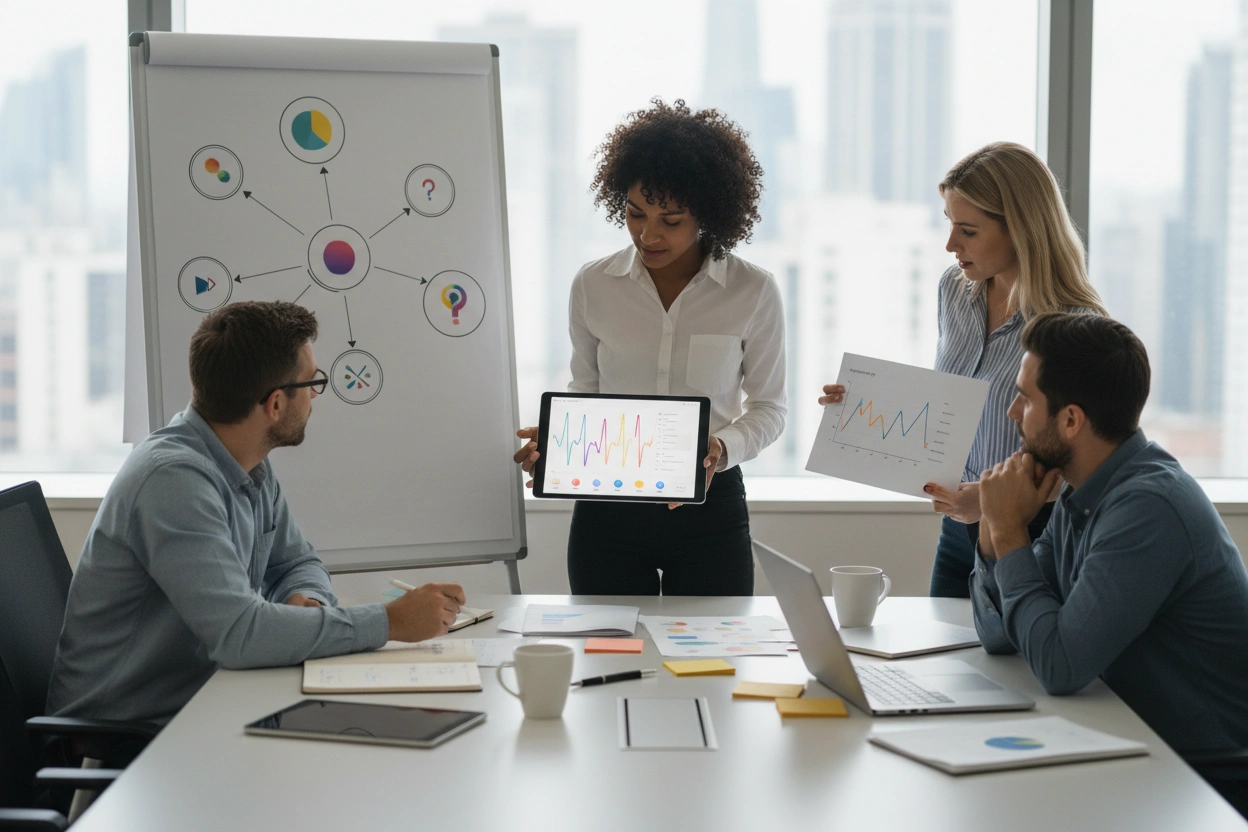 Professional image illustrating Understanding the Importance of Sales Call Transcripts in Marketing