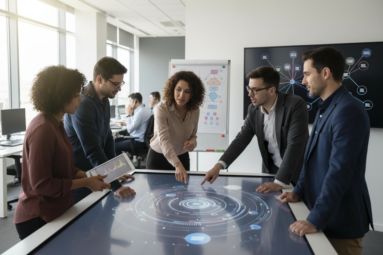 Professional image illustrating Comparing Sales Call Transcripts Marketing with Traditional Marketing Methods