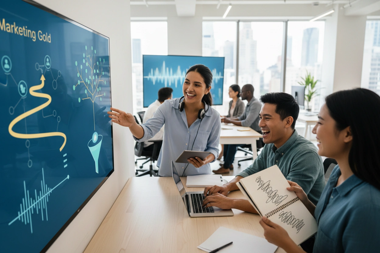 Professional image illustrating Transforming Sales Calls into Marketing Gold: Step-by-Step Guide