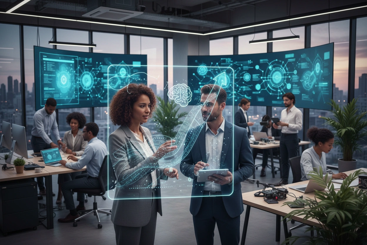 Professional image illustrating AI Growth Strategies for Entrepreneurs