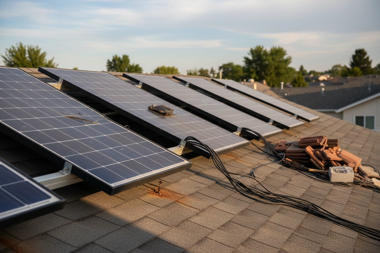 Professional image illustrating Understanding Common Solar Installation Issues