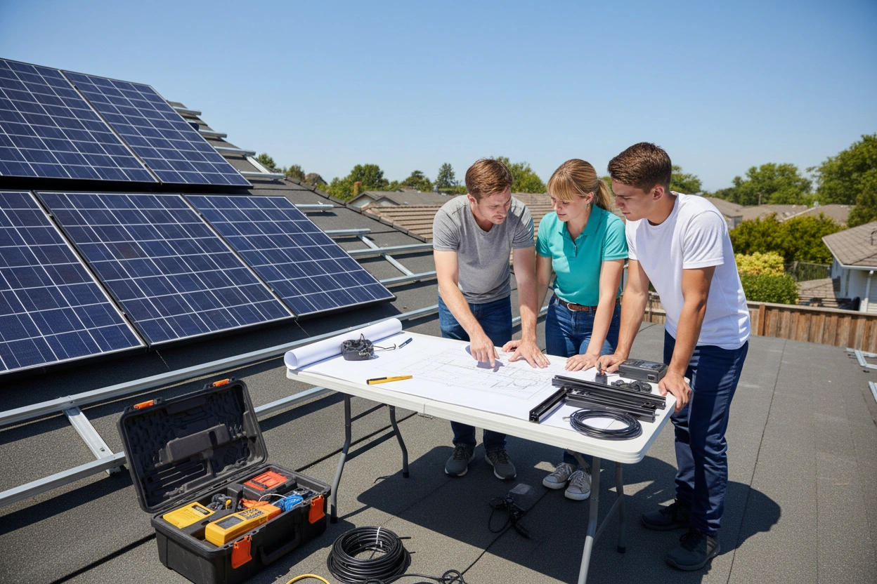 Professional image illustrating Understanding Solar Installation Costs