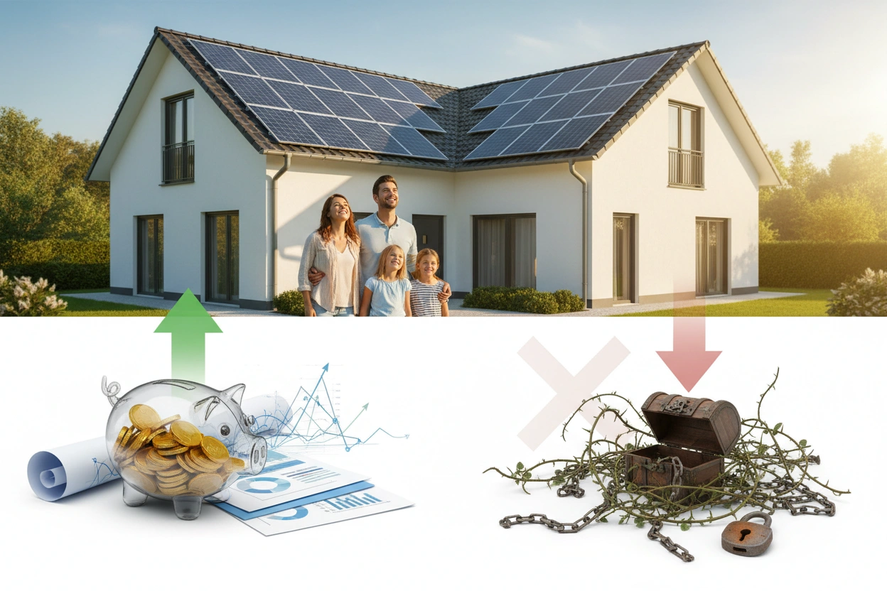 Professional image illustrating Common Misconceptions About Solar Financing