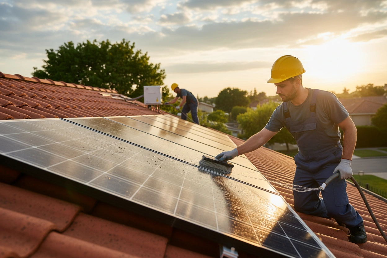 Professional image illustrating How to Choose the Right Solar Service Provider
