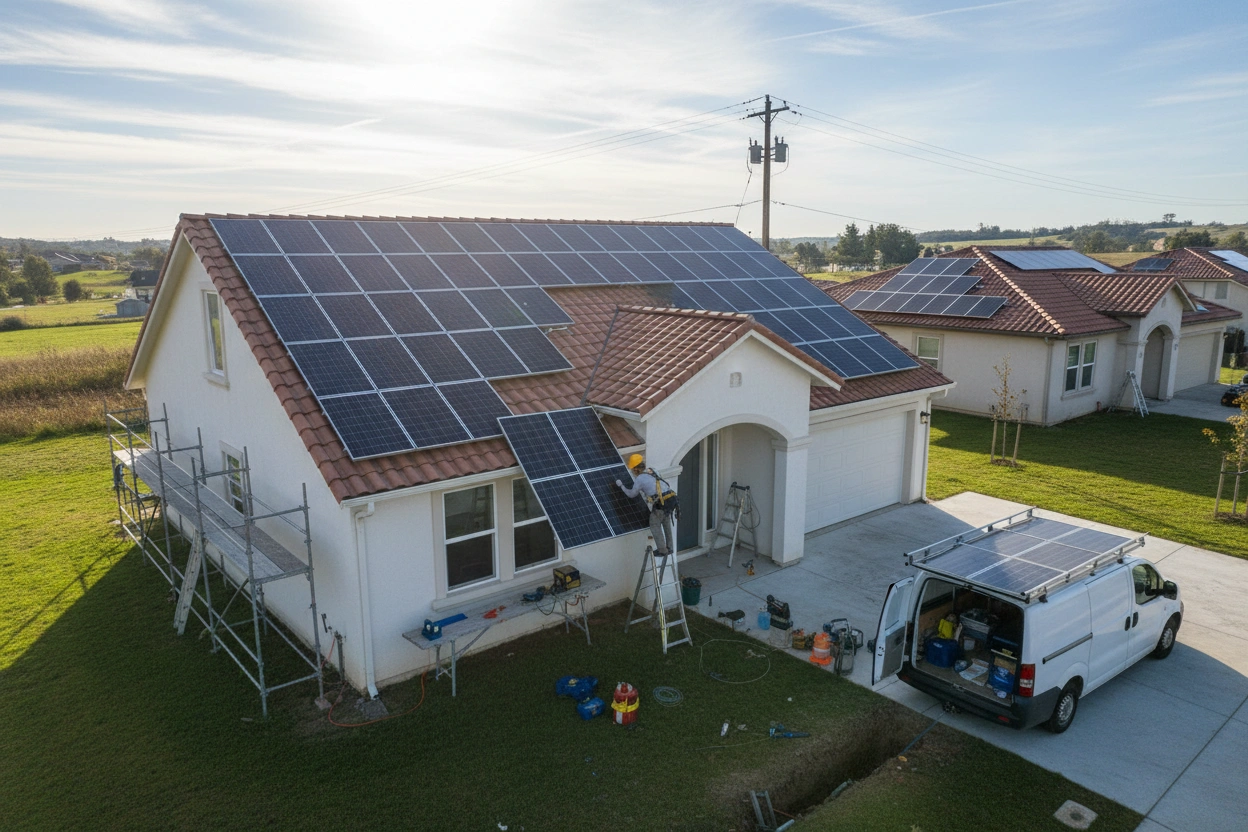 Professional image illustrating Top Solar Installation Cost Factors to Consider