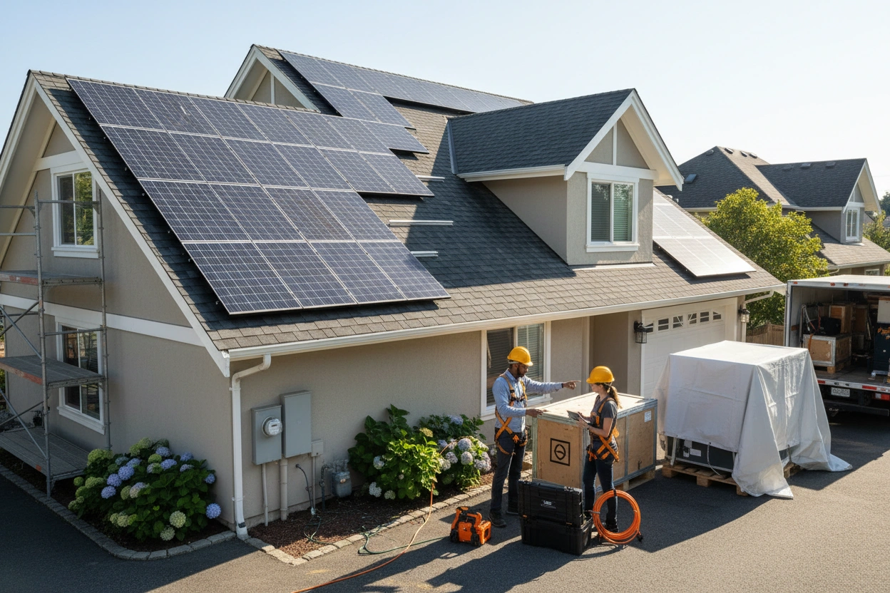 Professional image illustrating Top Solar Installation Cost Factors to Consider