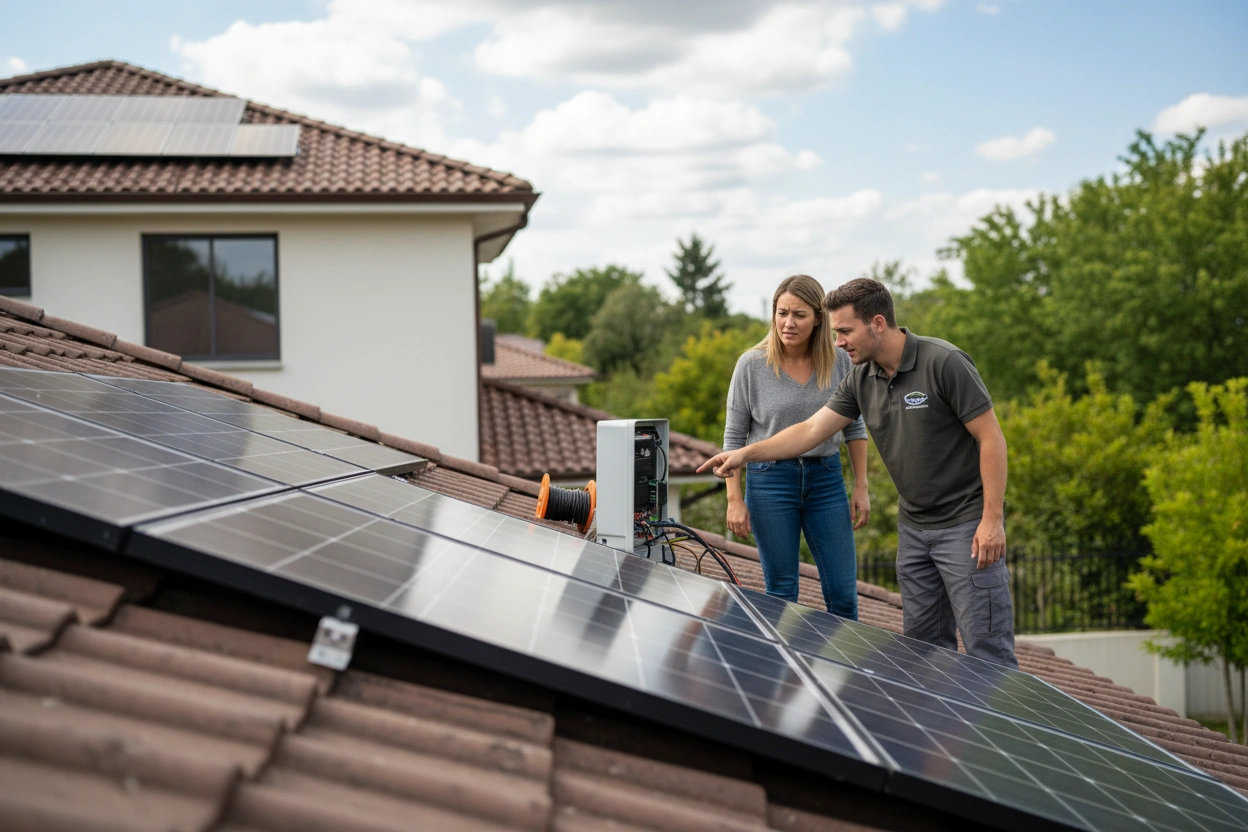 Professional image illustrating Common Misconceptions About Solar Installation