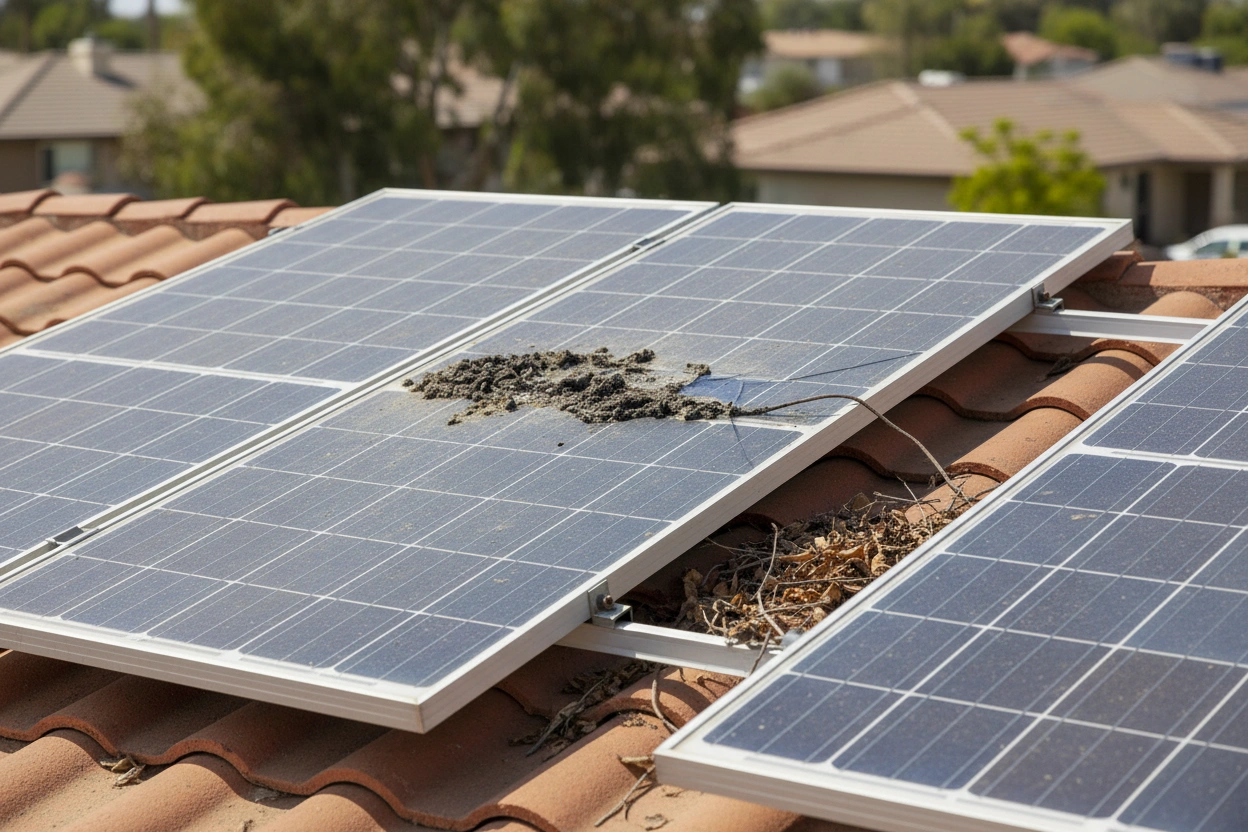 Professional image illustrating Common Mistakes to Avoid in Solar Maintenance