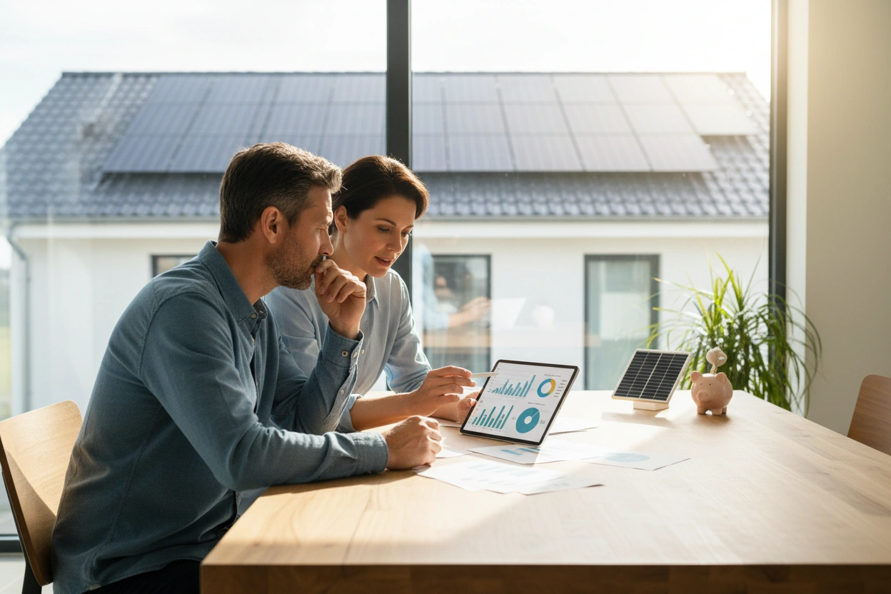 Professional image illustrating Evaluating Your Solar Financing Options