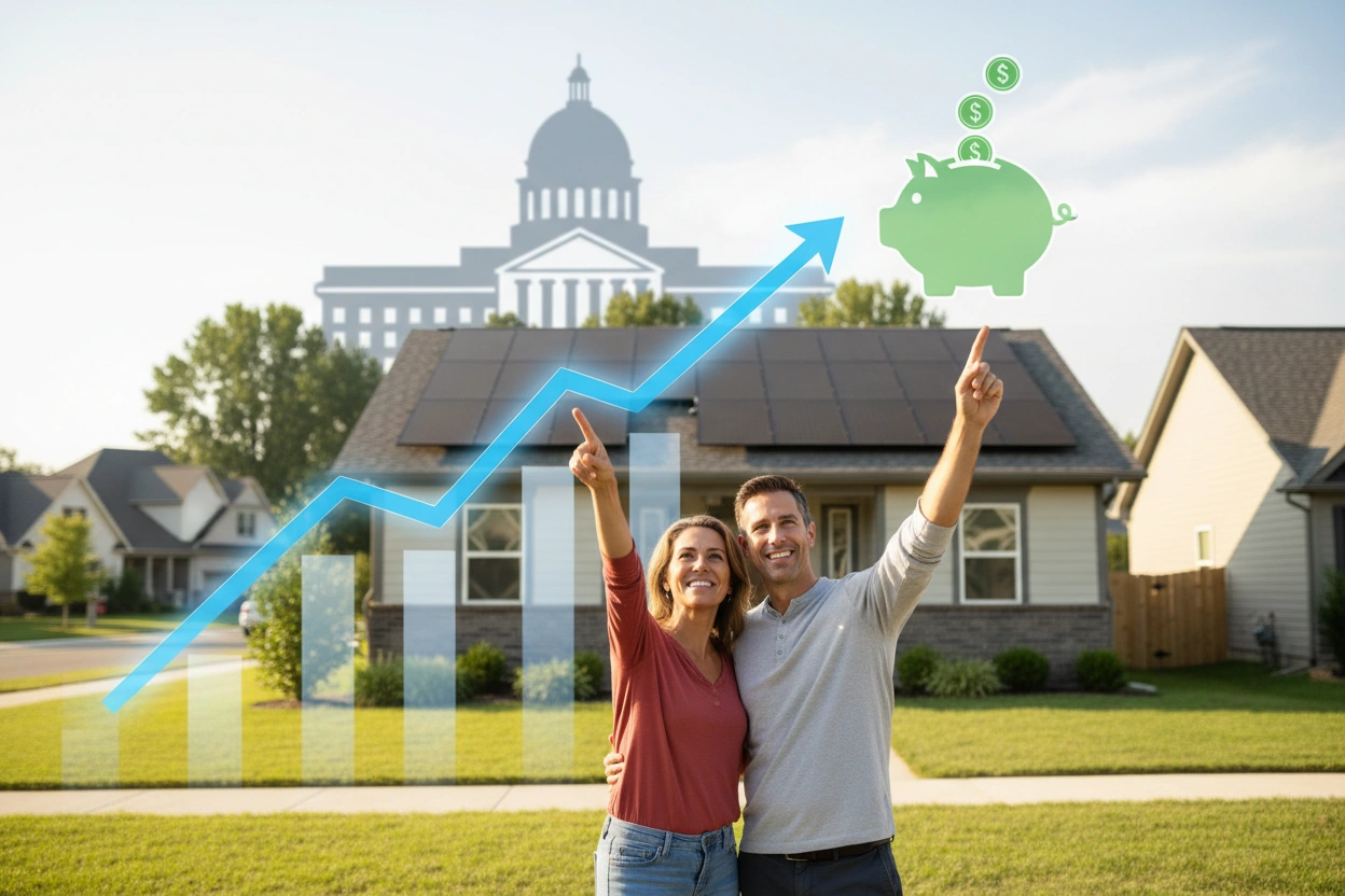 Professional image illustrating The Role of Government Solar Incentives