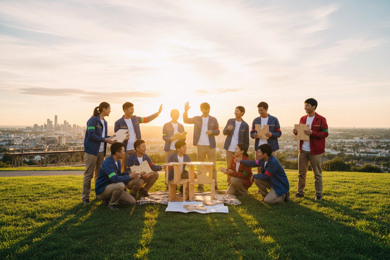 Professional image illustrating The Importance of Team Building in Employee Retention