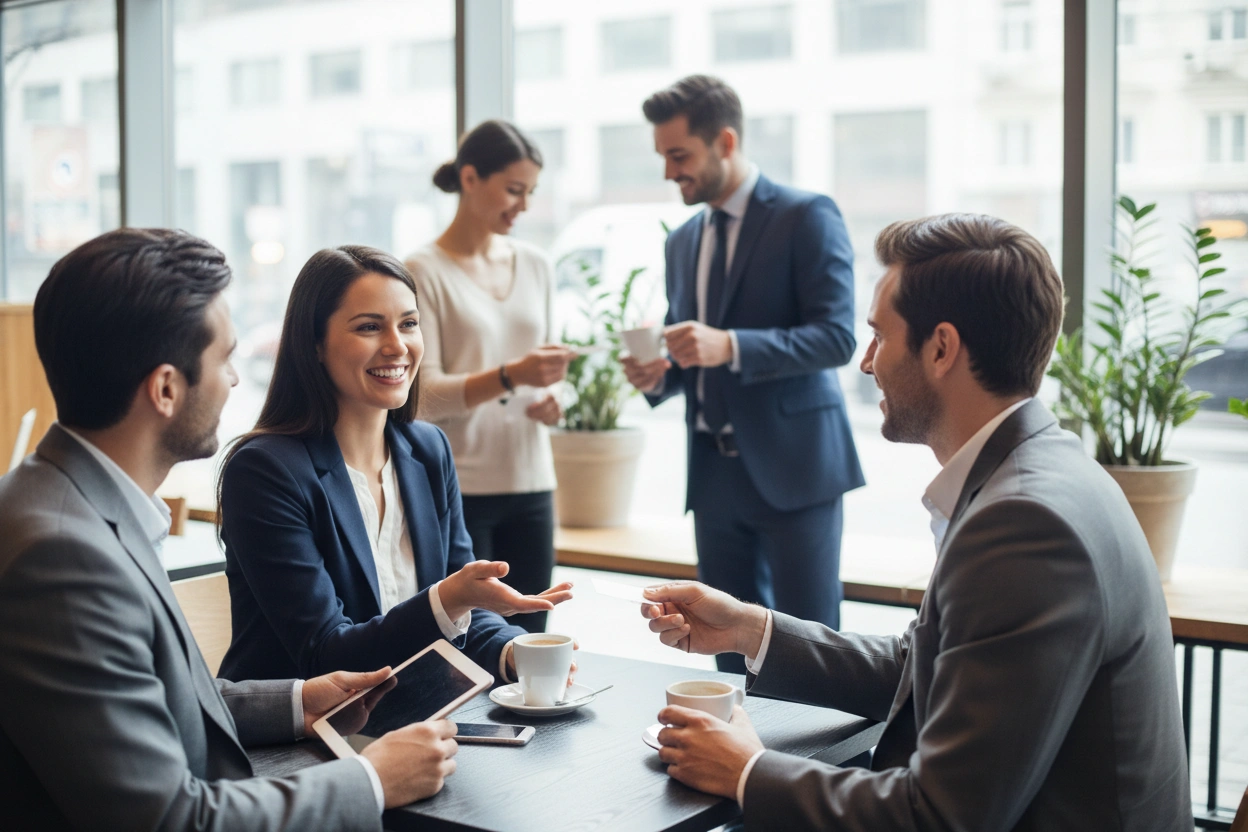 Professional image illustrating The Power of Networking in Job Searching
