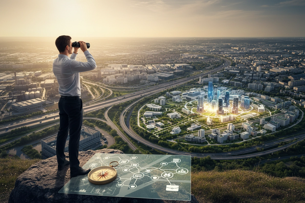 Professional image illustrating Understanding the Landscape of Your New Industry