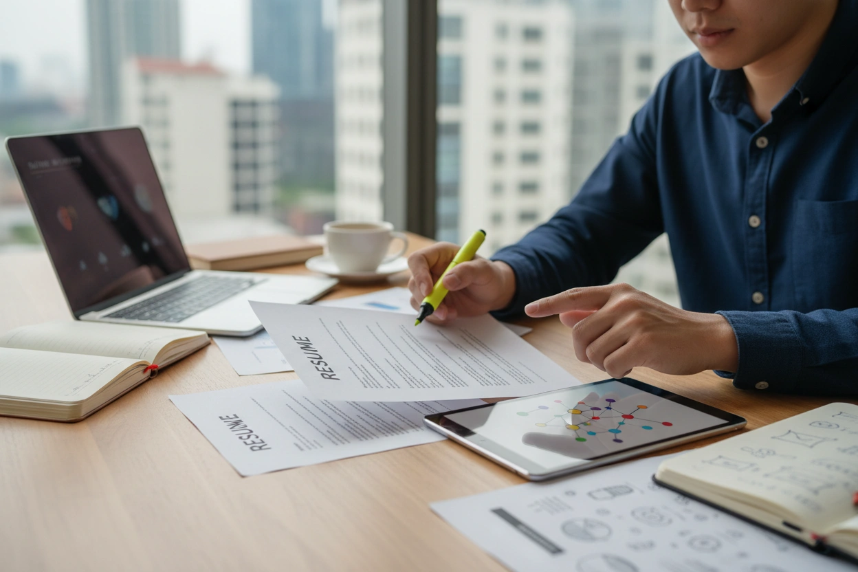 Professional image illustrating Crafting a Compelling Resume