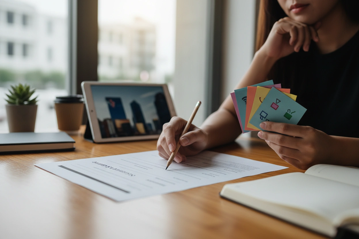 Professional image illustrating Crafting an Effective Resume for a New Industry