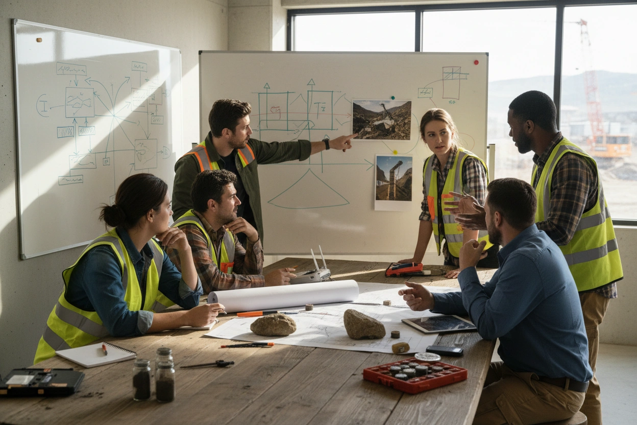 Professional image illustrating How to Integrate Work Lessons from the Field into Team Collaboration