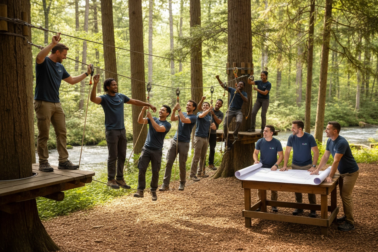 Professional image illustrating Strategies for Effective Employee Recognition Through Team Building