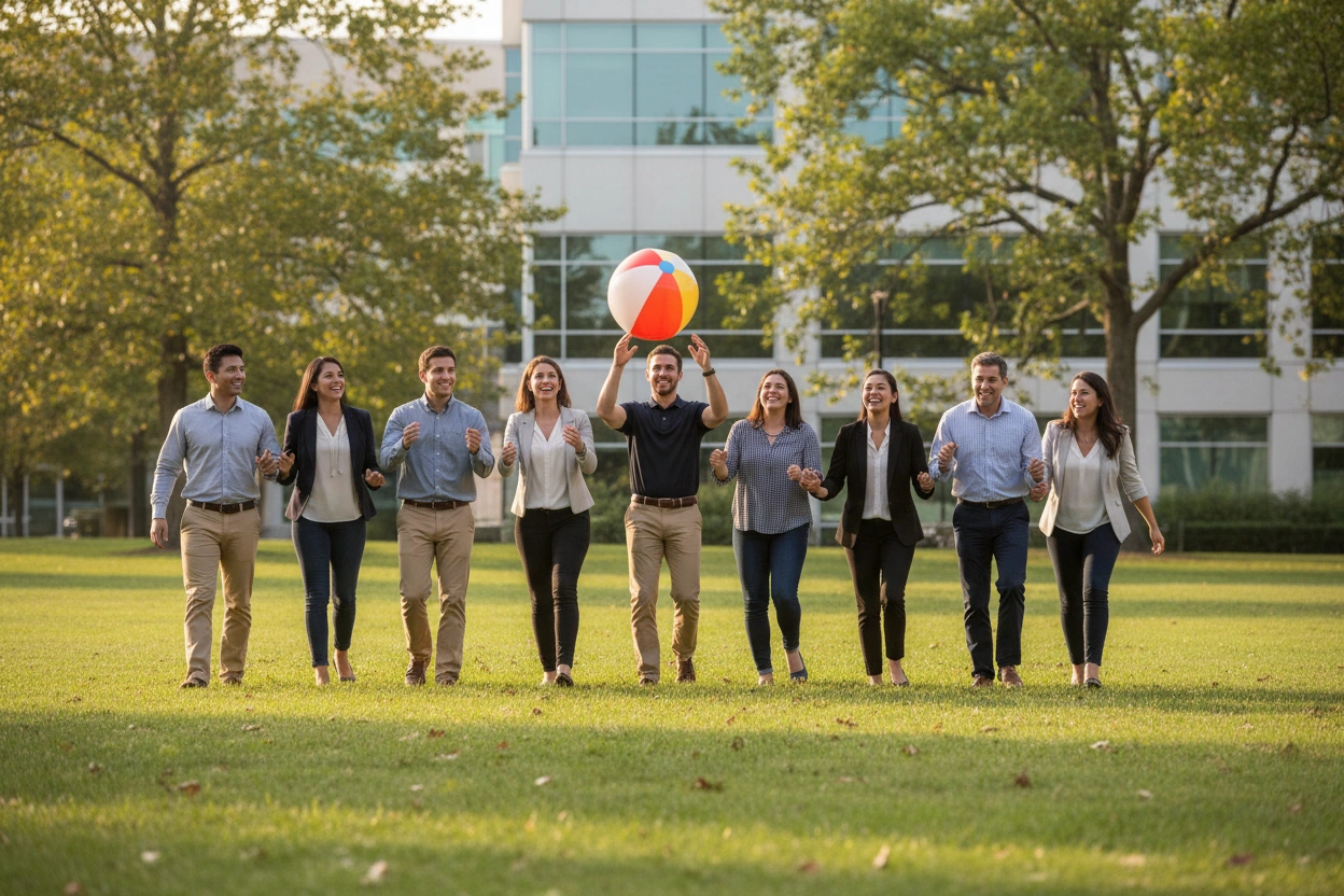 Professional image illustrating Best Practices for Implementing Team Building Initiatives