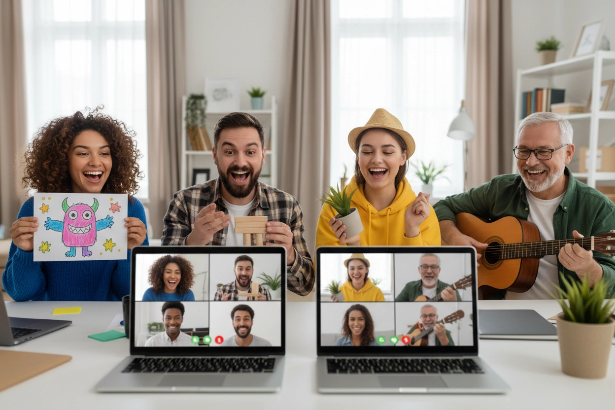 Professional image illustrating Common Misconceptions About Remote Team Building