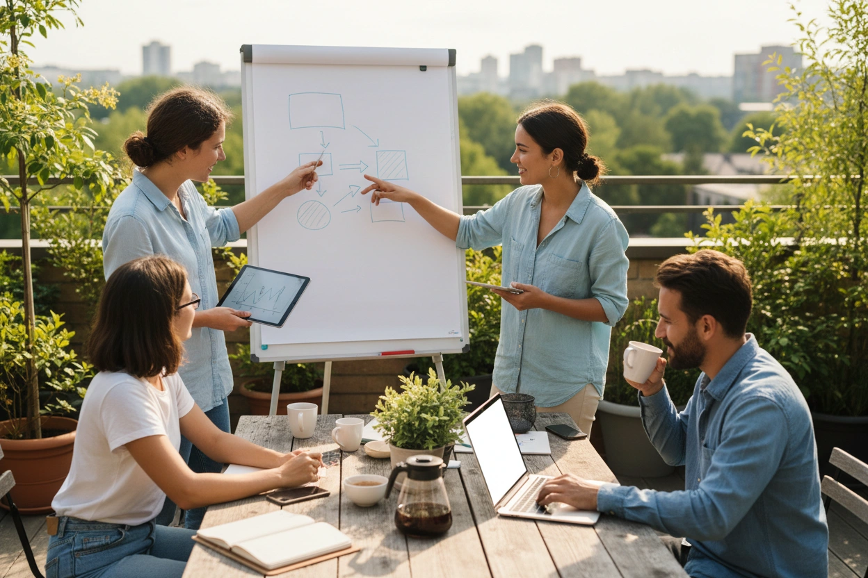 Professional image illustrating Common Misconceptions About Remote Work