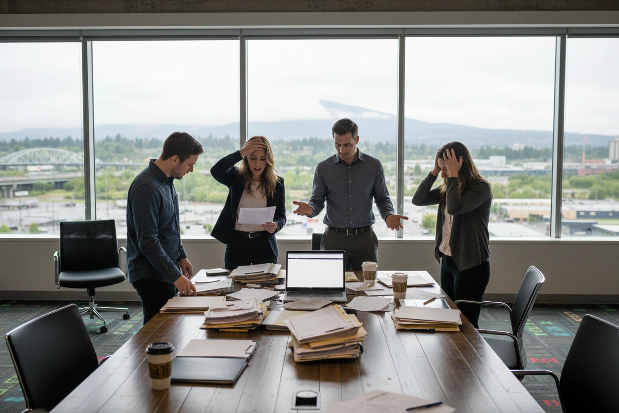 Professional image illustrating Common Mistakes in Administrative Hiring and How to Avoid Them
