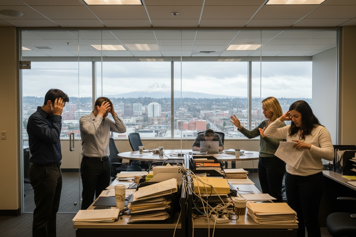 Professional image illustrating Common Mistakes in Administrative Hiring and How to Avoid Them