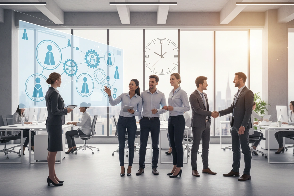 Professional image illustrating How Direct Hire Recruiting Can Save Your Business Time and Money