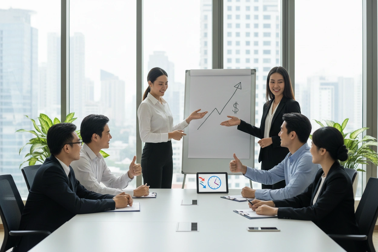 Professional image illustrating How Direct Hire Recruiting Can Save Your Business Time and Money