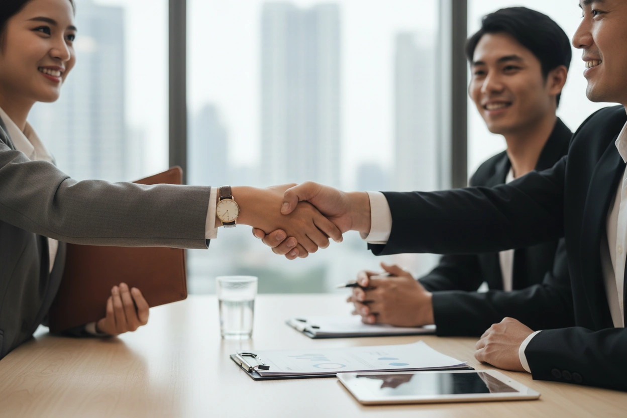 Professional image illustrating The Art of Closing the Deal