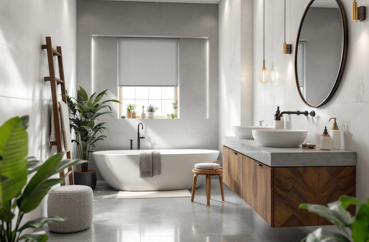 Professional image illustrating 1. Sustainable Materials and Eco-Friendly Designs