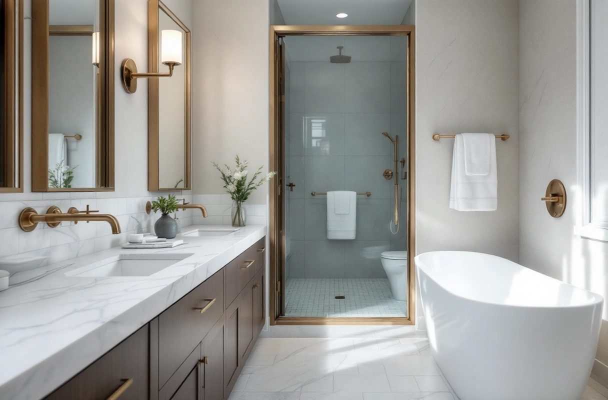 Professional image illustrating Common Mistakes to Avoid in a Bathroom Remodel