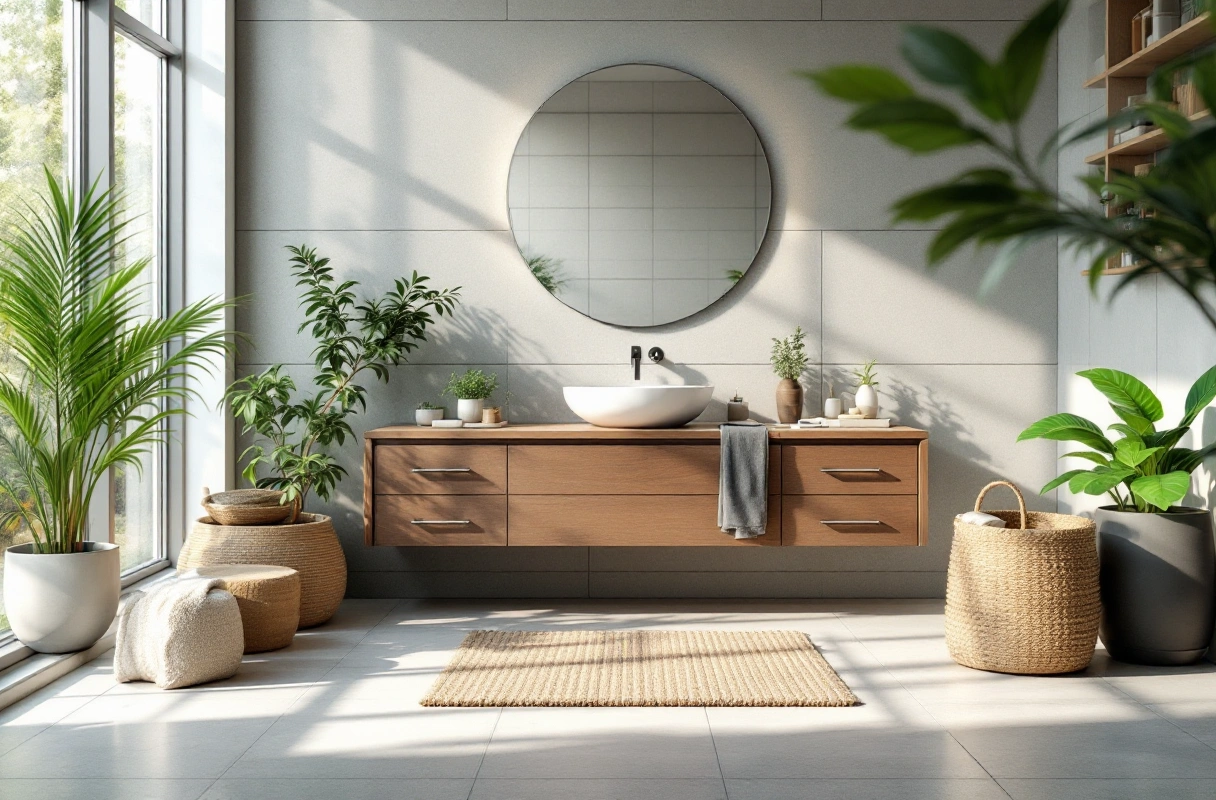 Professional image illustrating Eco-Friendly Bathroom Renovations