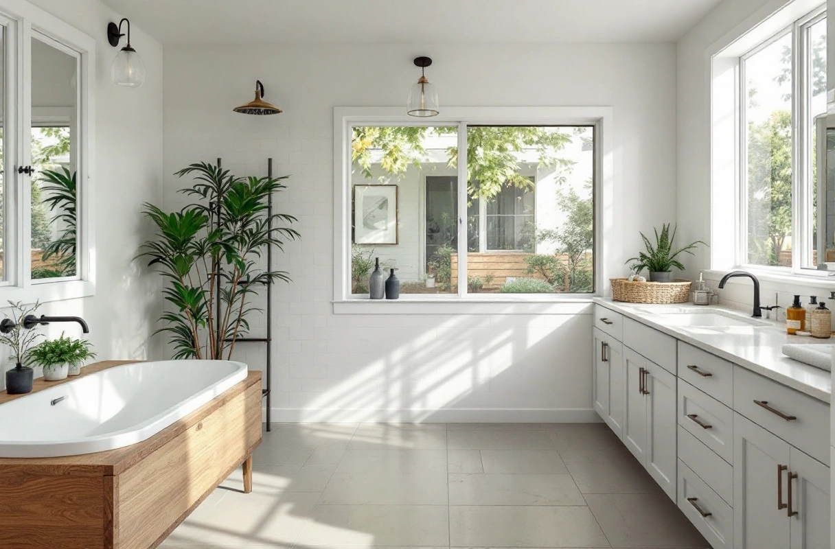 Professional image illustrating Top 5 Bathroom Remodeling Trends in Portland for 2023
