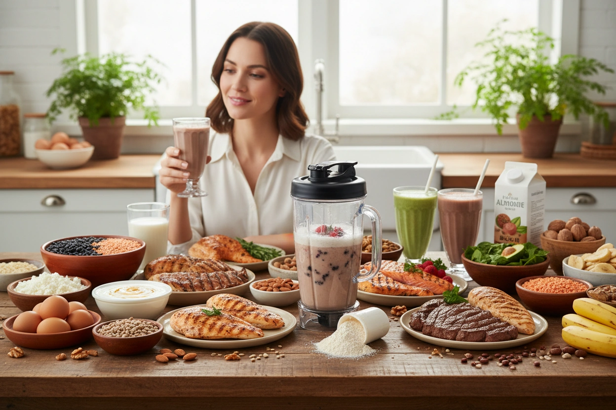 Top High Protein Foods and Shakes to Support Your Satiety Goals