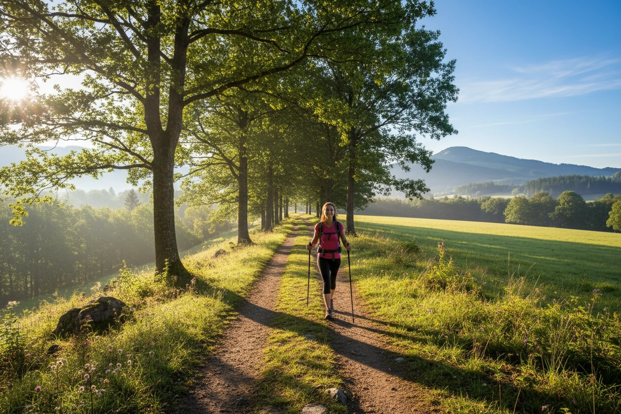 Professional image illustrating The Benefits of Walking