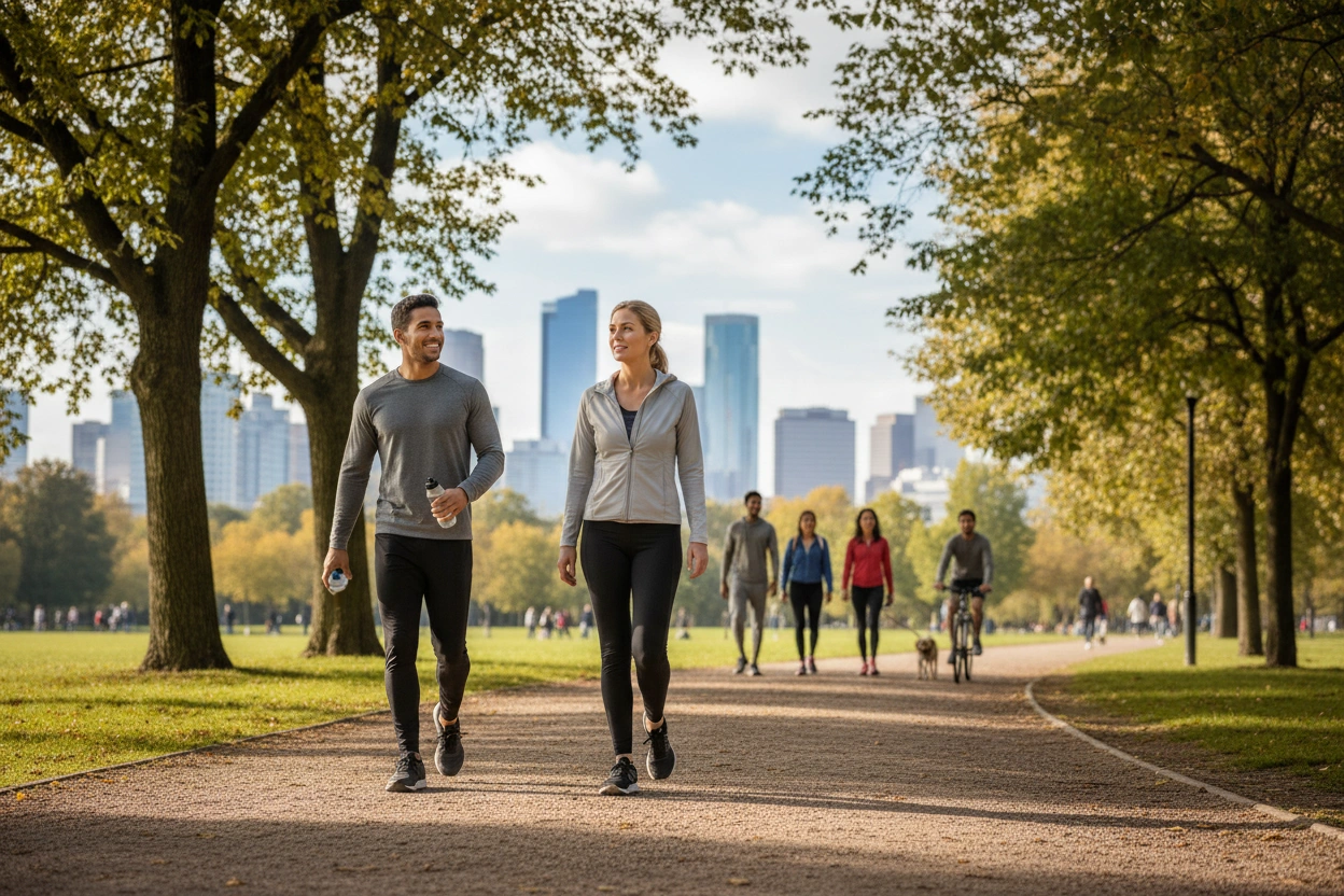Professional image illustrating The Benefits of Walking for Weight Loss