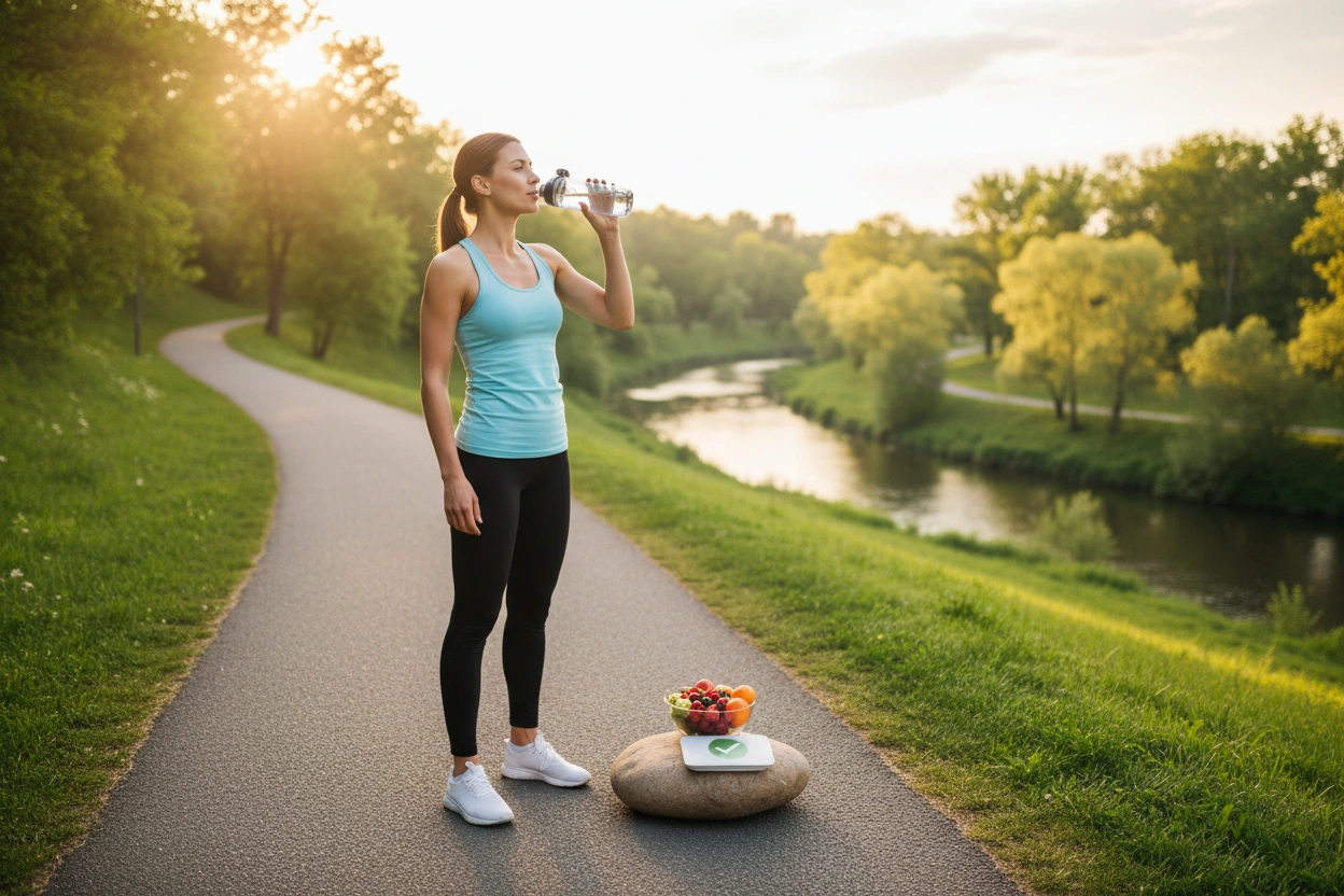 Professional image illustrating The Importance of Hydration for Weight Loss