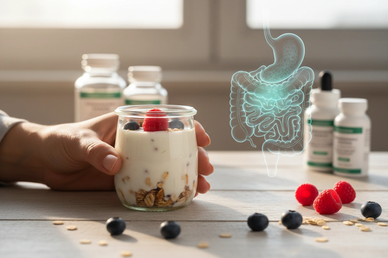 Professional image illustrating The Role of Probiotics in Digestive Health