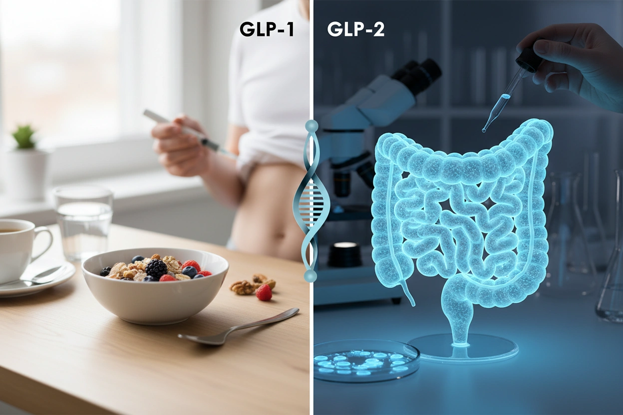 Professional image illustrating Understanding GLP-1 and GLP-2