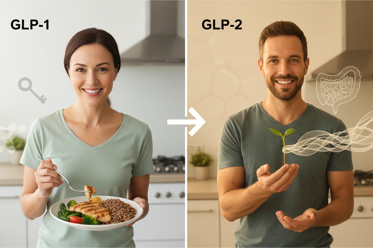 Professional image illustrating Understanding GLP-1 and GLP-2