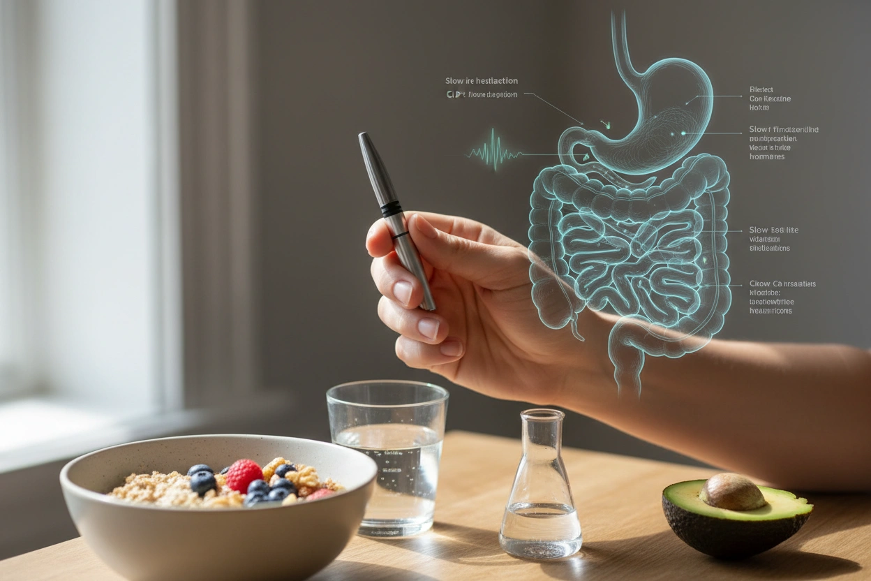 Professional image illustrating Understanding GLP-1 Medications and Their Impact on Digestion
