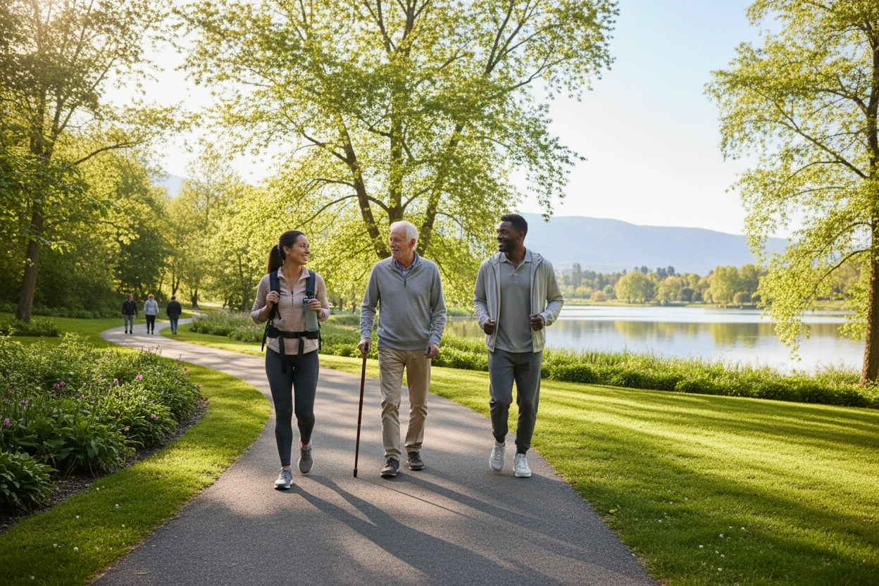 Professional image illustrating Understanding the Benefits of Walking
