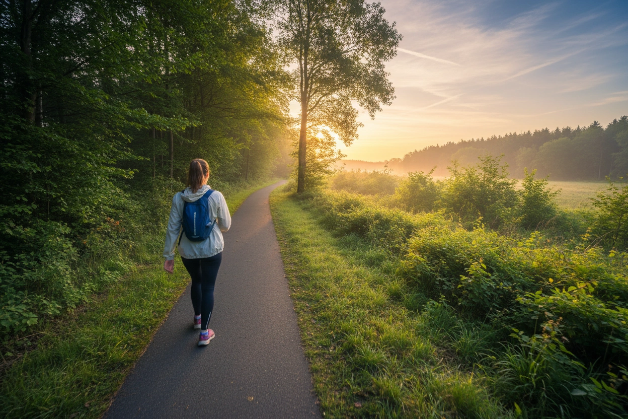 Professional image illustrating Crafting Your Walking Routine