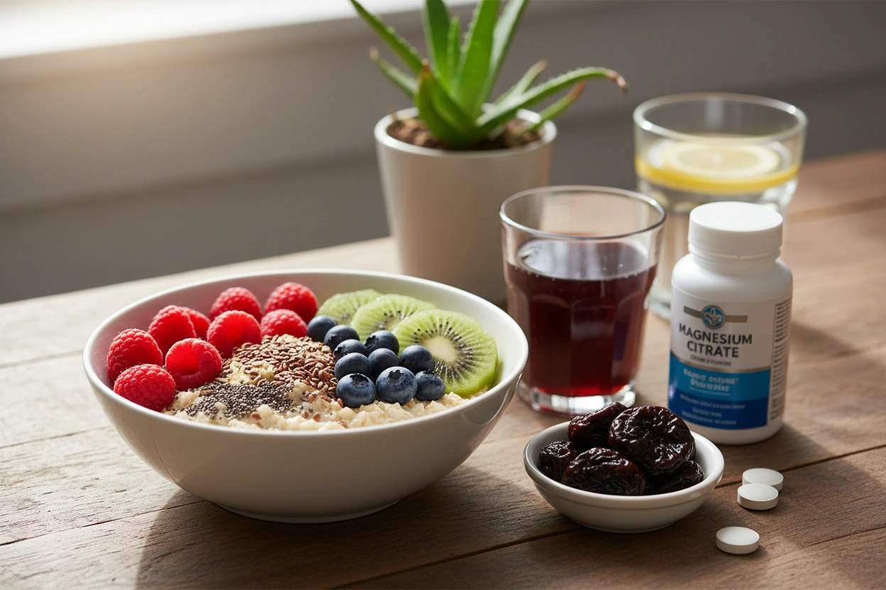 Professional image illustrating Dietary Changes to Combat Wegovy-Related Digestive Issues