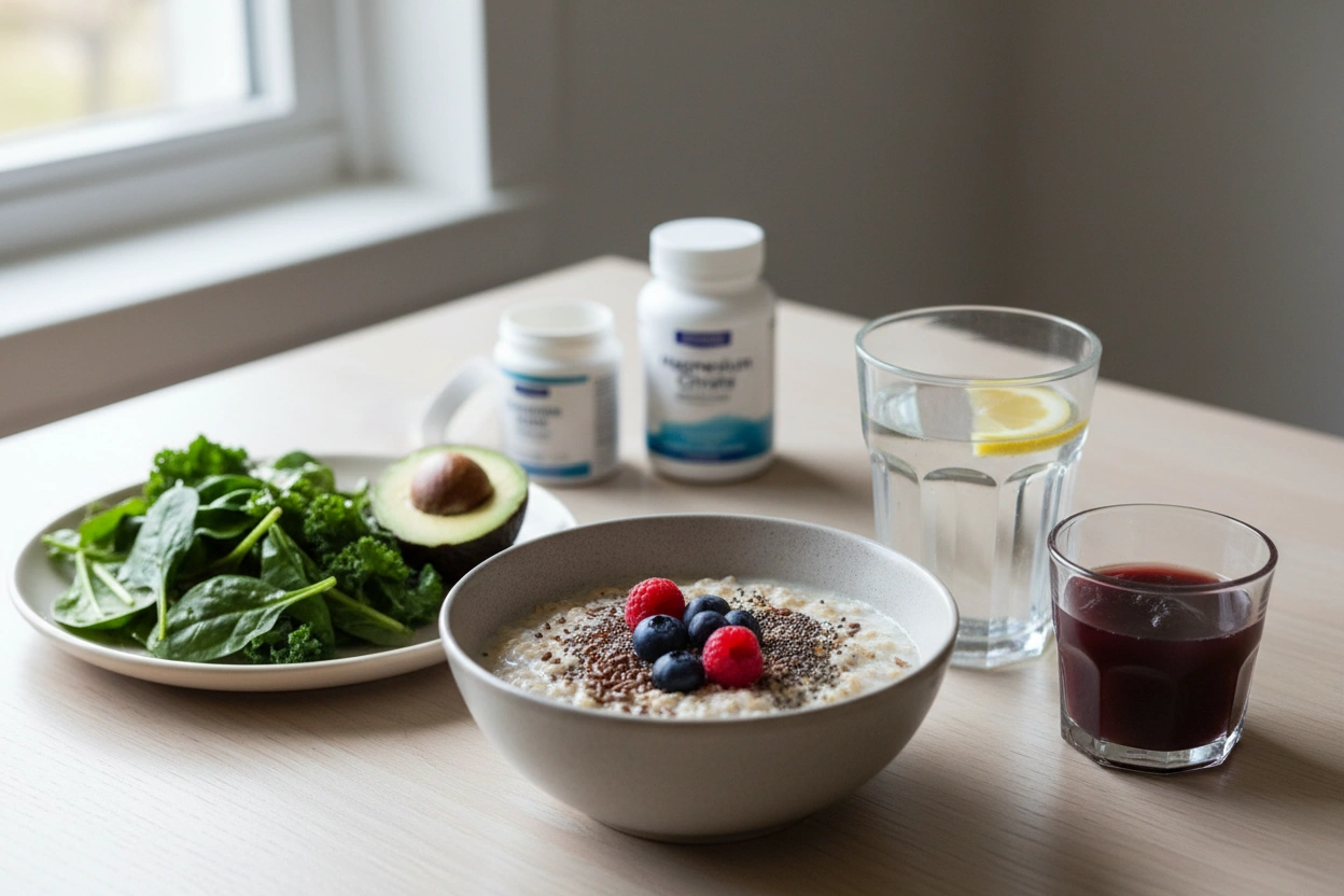 Professional image illustrating Dietary Strategies for GLP-1 Constipation Relief