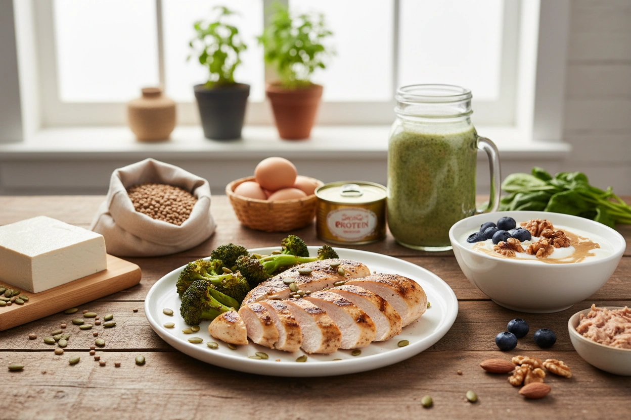 Professional image illustrating Easy Strategies to Boost Your Protein Intake