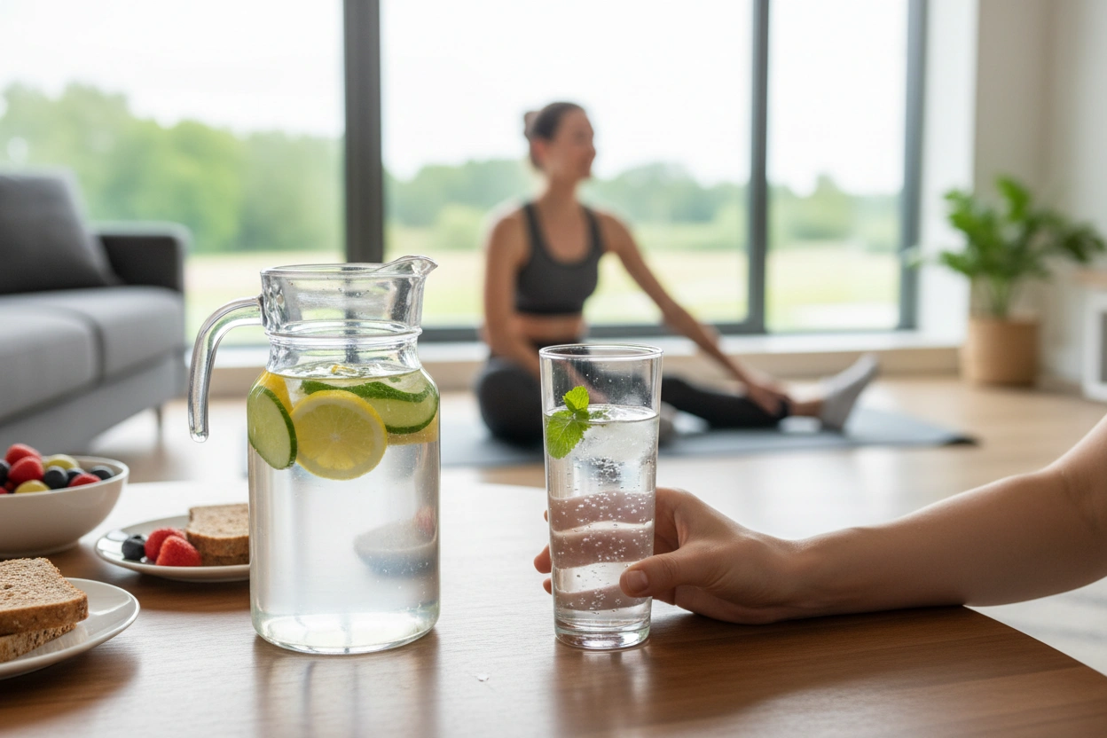Professional image illustrating How Proper Hydration Eases Constipation