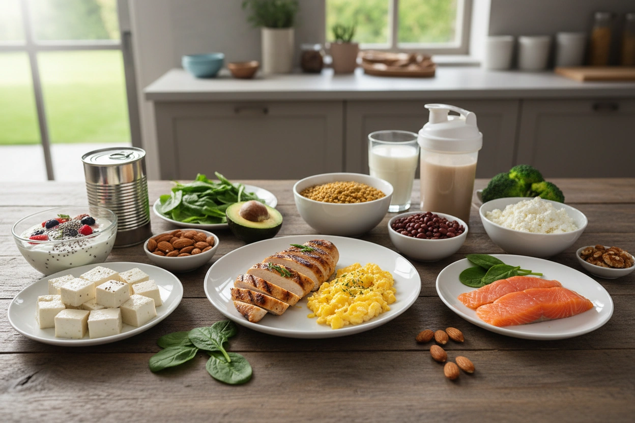 Professional image illustrating Strategies for Meeting Your Daily Protein Needs