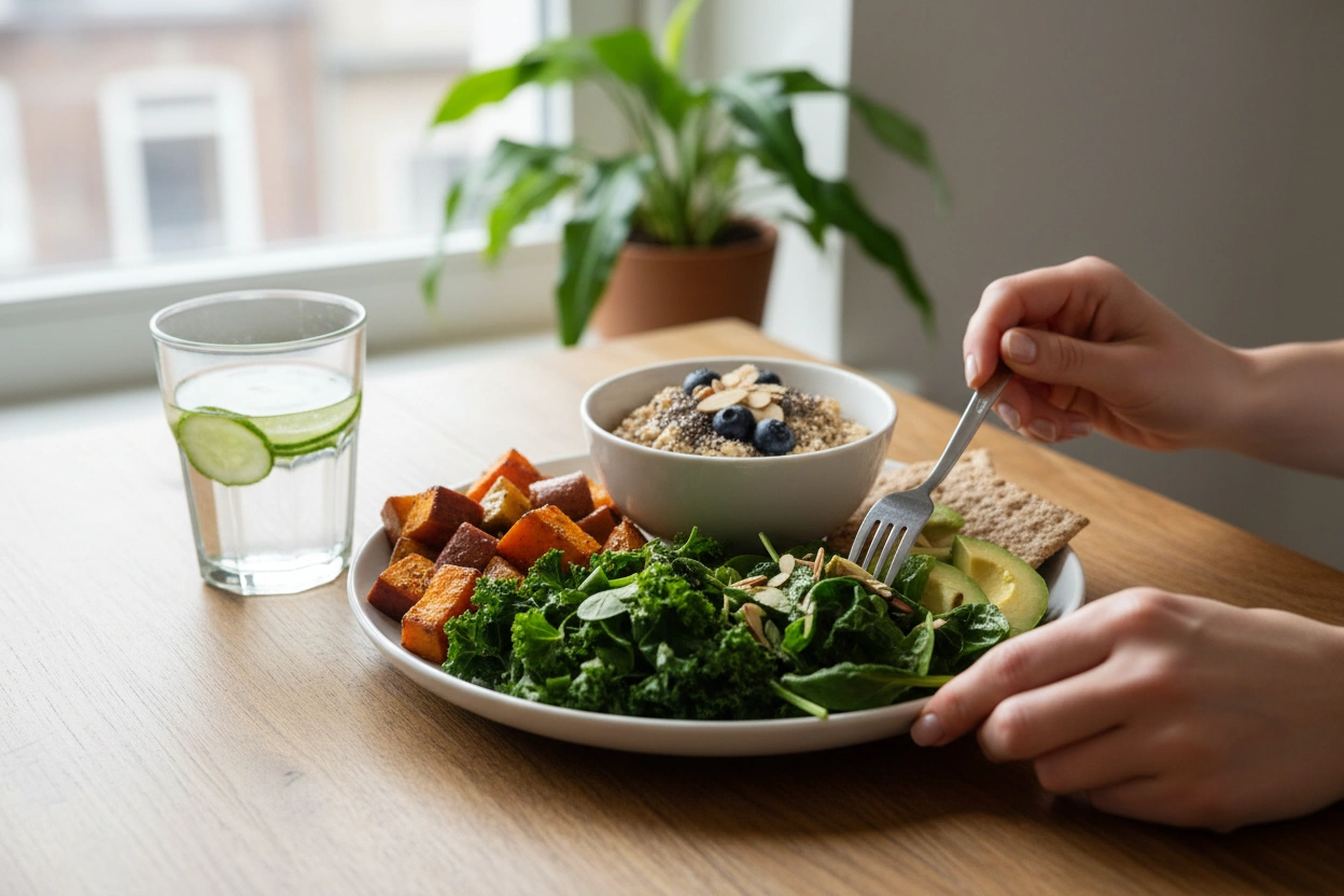 Professional image illustrating The Connection Between Weight Loss and Digestive Health